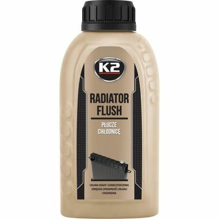 K2 PŁUKACZ CHŁODNICY W PŁYNIE USUWA RDZĘ RADIATOR FLUSH 250ML