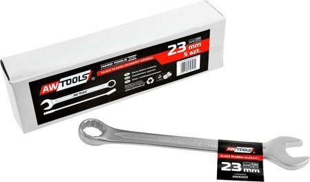 AWTOOLS KLUCZ PŁASKO-OCZKOWY CrV DIN3113 ROZMIAR: 23 (MM)