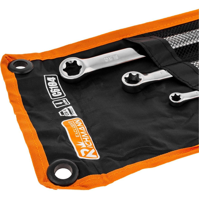 Zestaw kluczy oczkowych TORX od E6 do E24 mm Corona C6104