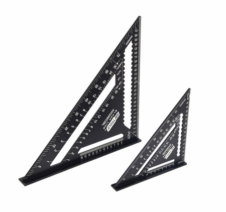 AWTOOLS KĄTOWNIK STOLARSKI ALUMINIOWY 7" BLACK LINE