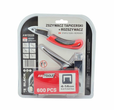 AWTOOLS ZSZYWACZ 4-14mm METAL CZARNY + ROZSZYWACZ