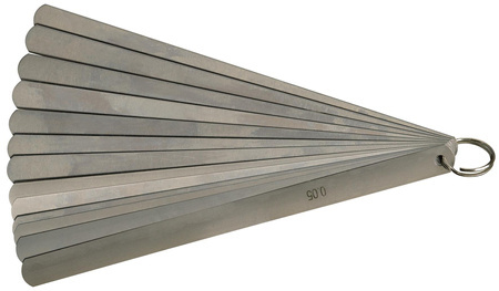 Szczelinomierz płytkowy 20 płytek 0,10-2,00 mm 25951104