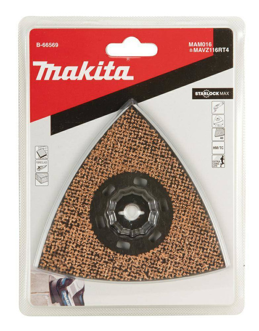 MAKITA MT PŁYTA SZLIFUJĄCA DELTA K40 116mm MULTITOOL STARLOCK MAX
