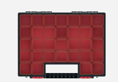 KISTENBERG  ORGANIZER NARZĘDZIOWY NORB 399 x 303 x 50 CZERWONY
