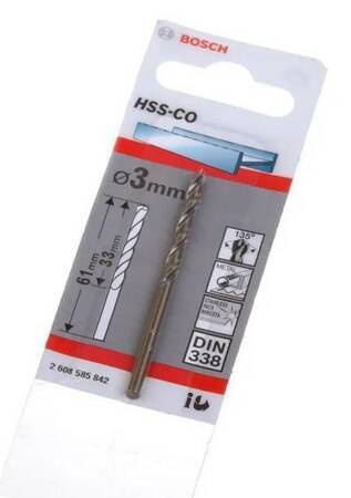 BOSCH WIERTŁO DO METALU HSS-Co 4,1/43mm /1szt.