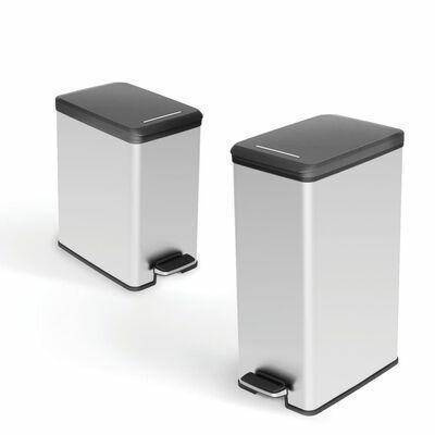 CURVER KOSZ NA ŚMIECI SLIM BIN 40L /IML METALIZOWANY