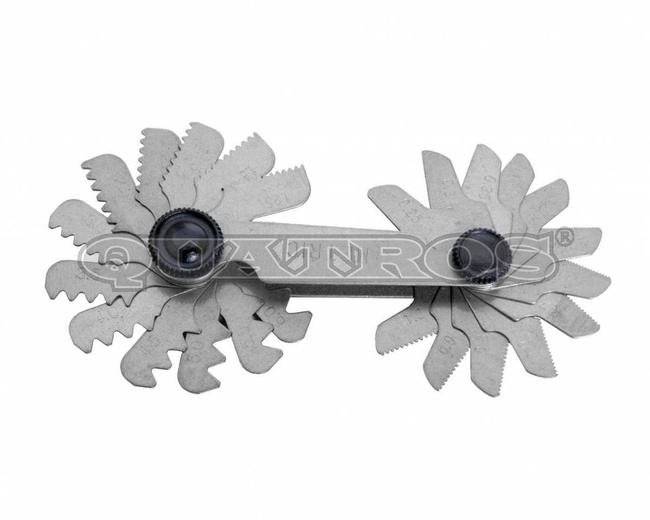 Grzebień do pomiarów skoku gwintów 0.25-6.00 Quatros QS15500