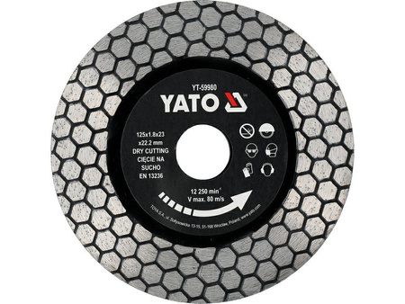 YATO TARCZA DO GRESU I GRANITU 125mm