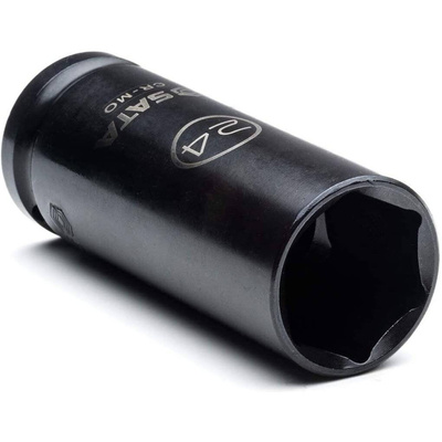 Zestaw cienkosciennych długich kluczy udarowych nasadowych SATA