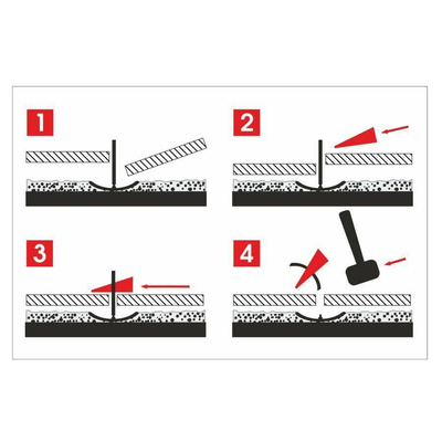 AWTOOLS SYSTEM POZIOMOWANIA PŁYTEK 7mm-15mm / 400szt. (KLIPS 1,0mm)