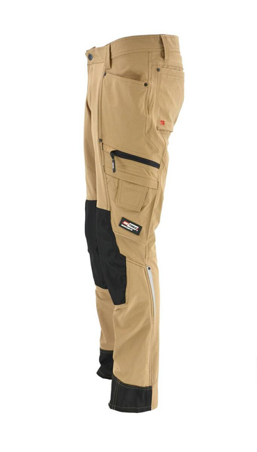AWTOOLS SPODNIE  ROBOCZE T6/ BEŻ/ XXXL