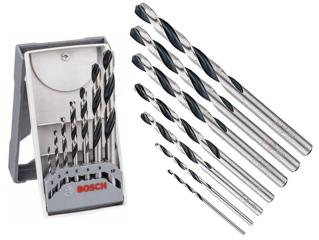 BOSCH WIERTŁO METAL HSS POINTTEQ  7cz. kpl. X-LINE