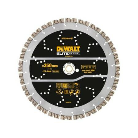 DEWALT TARCZA DIAM.SEG. 350mm ELITE ZAST. OGÓLNE