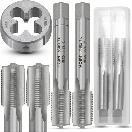 ARTPOL KOMPLET GWINTOWNIKÓW RĘCZNYCH M12x1,00mm  2szt.