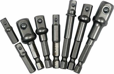 YATO ZESTAW ADAPTERÓW HEX DO NASADEK 8el.