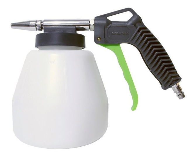 Pistolet do piaskowania 1,2L + soda 5 kg Nordblast