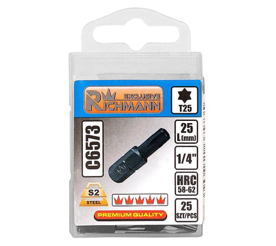 RICHMANN GROT TORX 25x25MM S2