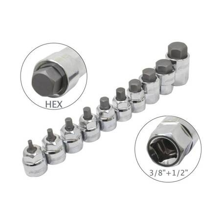 ASTA NASADKI NISKOPROFILOWE – HEX 3/8” – 1/2" NA SZYNIE