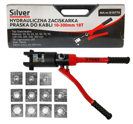 ZACISKARKA HYDRAULICZNA DO KABLI 10-300mm 18 TON /SILVER