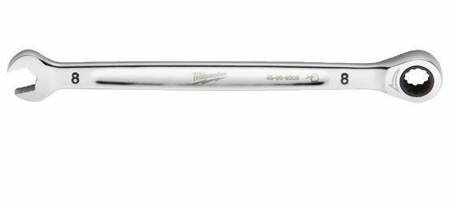 MILWAUKEE KLUCZ PŁASKO-OCZKOWY Z GRZECHOTKĄ  8mm MAXBITE