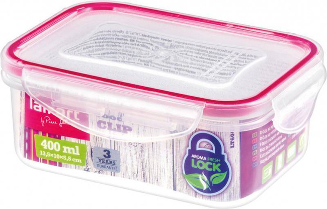 LT6006 POJEMNIK DO ŻYW.400ML CLIP LAMART