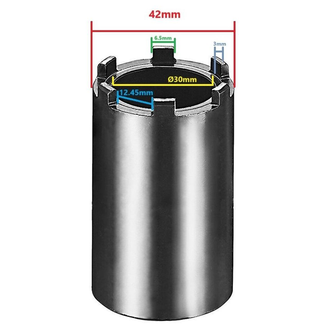 Gniazdo nakrętki steru do Yamaha MW0001 - ELLIENT TOOLS