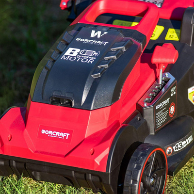 Akumulatorowa kosiarka do trawy bezszczotkowa Li-ion 40V (20V + 20V) CLMS40LiBH - WORCRAFT
