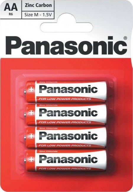 PANASONIC BATERIA AA R6R BLISTER 4szt.