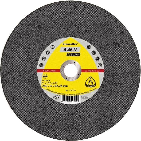 KLINGSPOR TARCZA DO CIĘCIA ALUMINIUM 230mm x 3,0mm  A46N Supra