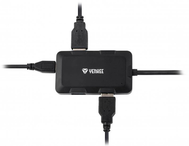 YHB 4341BK Hub 4x USB 3.0 black YENKEE