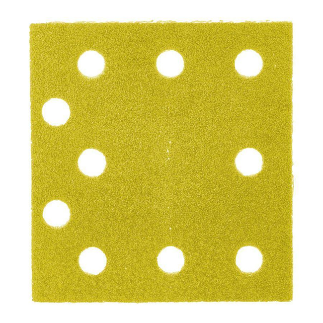 MILWAUKEE PAPIER ŚCIERNY 115mm x 107mm 10 OTWORÓW P40 /10szt.