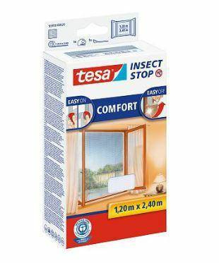 TESA MOSKITIERA OKIENNA BIAŁA 1,2m x 2,4m COMFORT