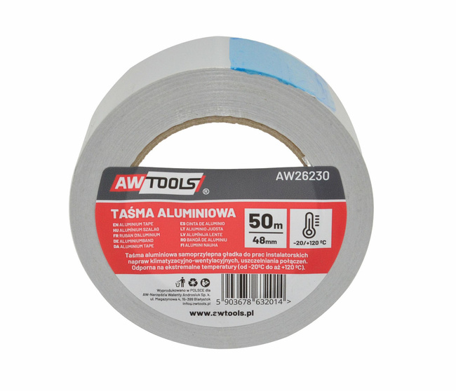 AWTOOLS TAŚMA ALUMINIOWA 48*50m