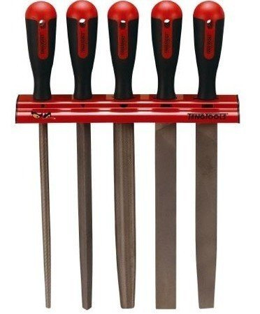 Zestaw pilników na wieszaku ściennym TengTools WRFL05 (128660107)