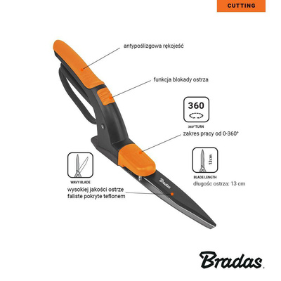 NOŻYCE DO TRAWY 360  V-SERIES-P