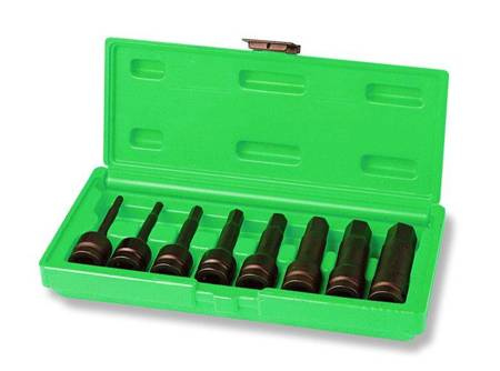 Komplet kluczy ampulowych udarowych 1/2" S05A408S Jonnesway