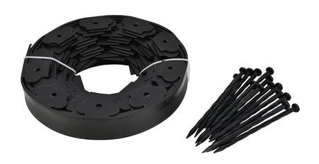 AWTOOLS OBRZEŻE TRAWNIKOWE ECO-BORD 10M / CZARNE
