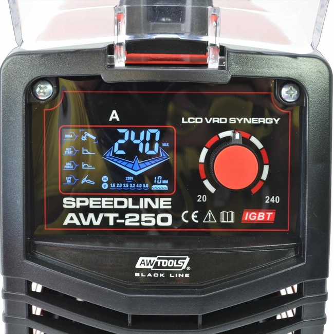 AW SPAWARKA INWERTOROWA SPEEDLINE  AWT-250 LCD VRD SYNEGRY  /BLACK LINE