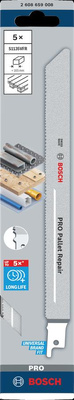 BOSCH BRZESZCZOT DO PIŁY SZABLASTEJ PRO PALLET REPAIR S1135VFR 1,25 x 19 x 225mm /5szt.