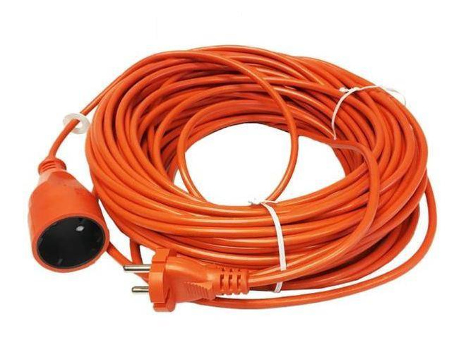 AWTOOLS PRZEDŁUŻACZ OGRODOWY JEDNOGNIAZDOWY 15m BEZ UZIEMIENIA / 2x1,0mm / 10A
/ 230V / 2500W
