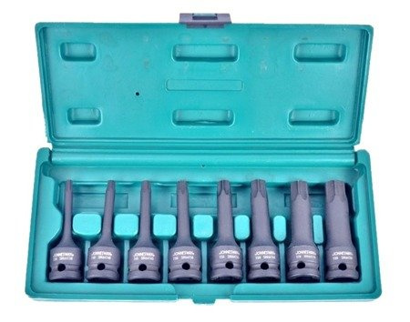 Jonnesway zestaw kluczy wpustowych udarowych Torx 1/2" 8 szt  S06A408S