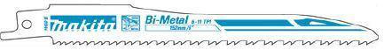MAKITA BRZESZCZOT DO PIŁY SZABLASTEJ 152mm 5szt DREWNO-METAL