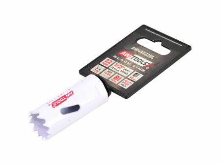 AWTOOLS OTWORNICA BIMETALOWA HSS-Co 8% 16mm BLACK LINE