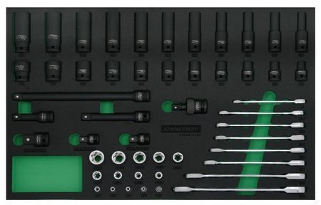 Zestaw 51 szt. narzędzi we wkładce EVA Jonnesway S03A4151SV