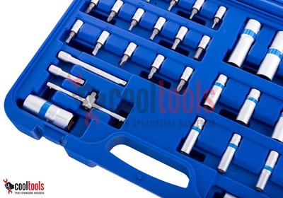 Zestaw kluczy nasadowych 1/4" i 1/2" w walizce 94 elementy King Roy CTL0070