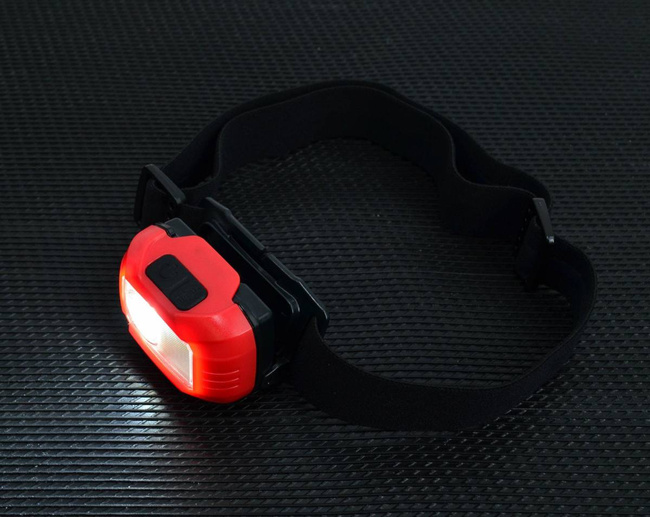 AWTOOLS BLACK LINE LATARKA CZOŁOWA DUOBEAM CREE LED 3xAAA