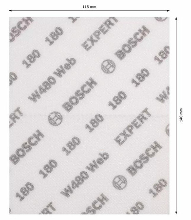 BOSCH GĄBKA ŚCIERNA P180 /2szt.