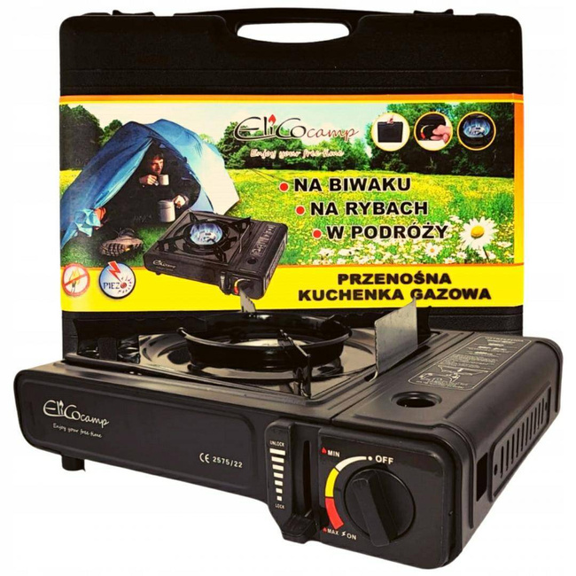 ELICO KUCHENKA GAZOWA TURYSTYCZNA+ WALIZKA