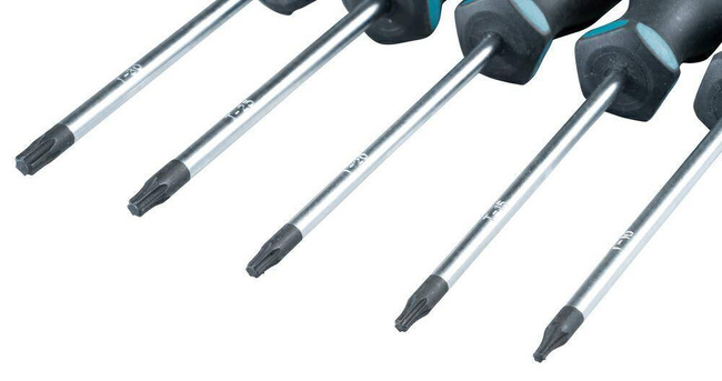 MAKITA ZESTAW WKRĘTAKÓW 5szt. TORX (T10, T15, T20, T25, T30)