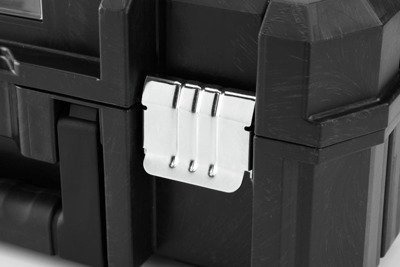 Zestaw TSTAK: skrzynia z automatycznie otwieraną pokrywą + skrzynia COMBO Stanley FatMax